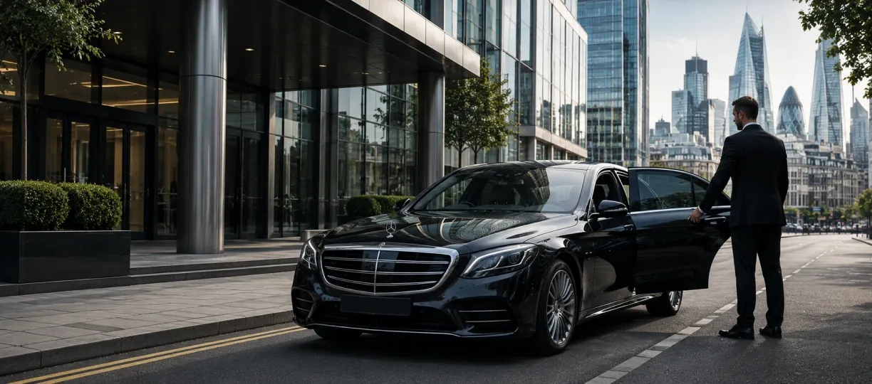 Luxury chauffeur service in England — professional executive vehicle