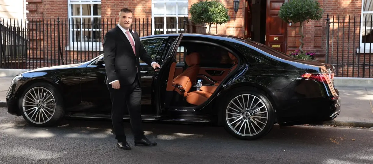 Luxury chauffeur service in England — professional executive vehicle