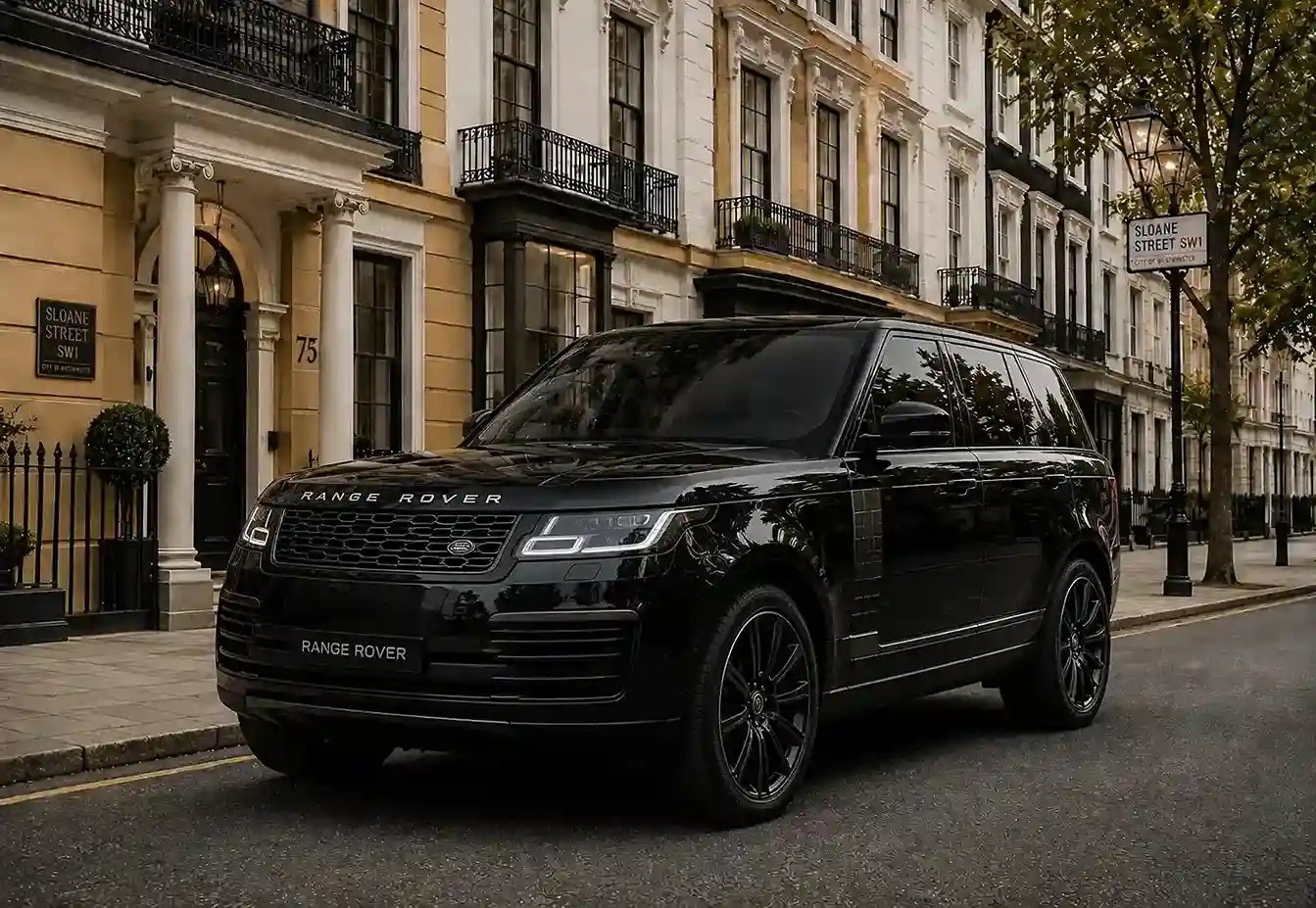 Range Rover luxury chauffeur vehicle London